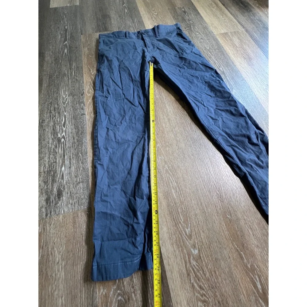 J. Crew Driggs Chinos Mens 34x34 Blue Flex Slim Fit Cotton Stretch Trousers